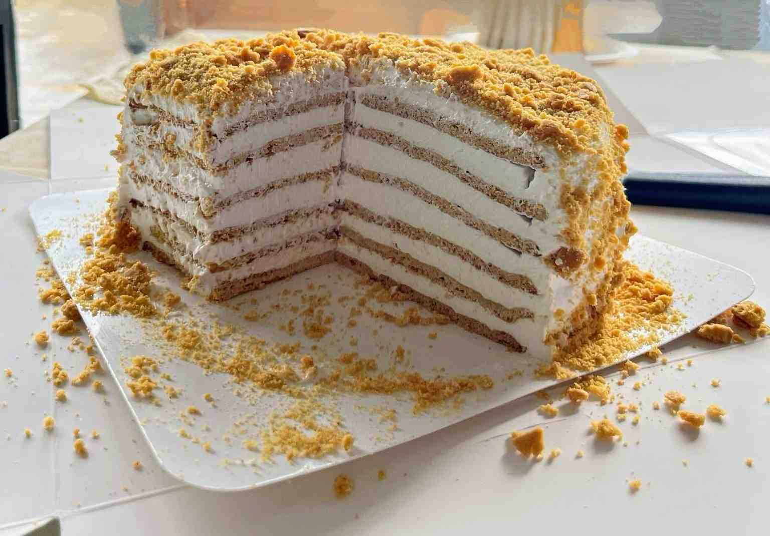 Medovik Russian Honey Cake<br>