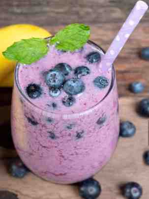 Yaban Mersinli Milkshake