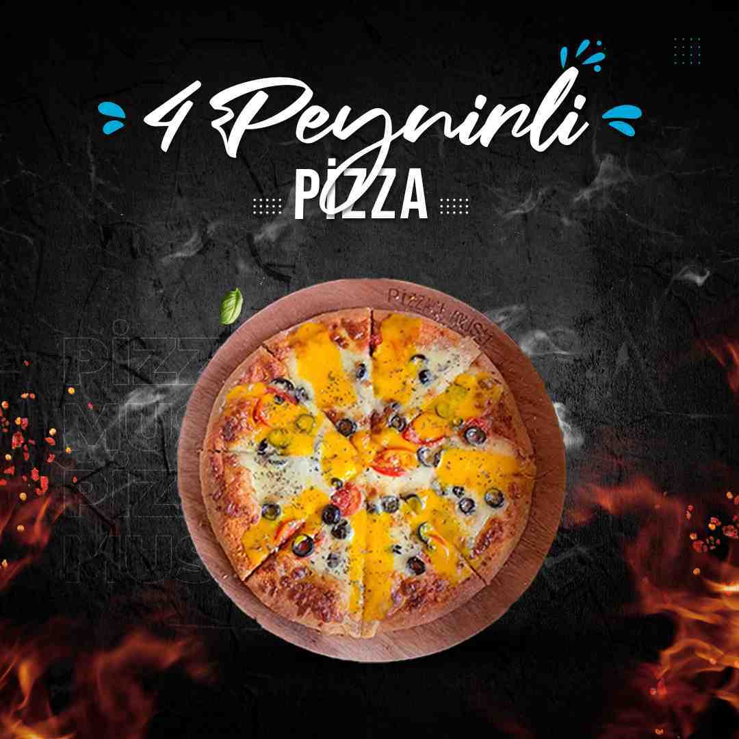 4 PEYNİRLİ PİZZA