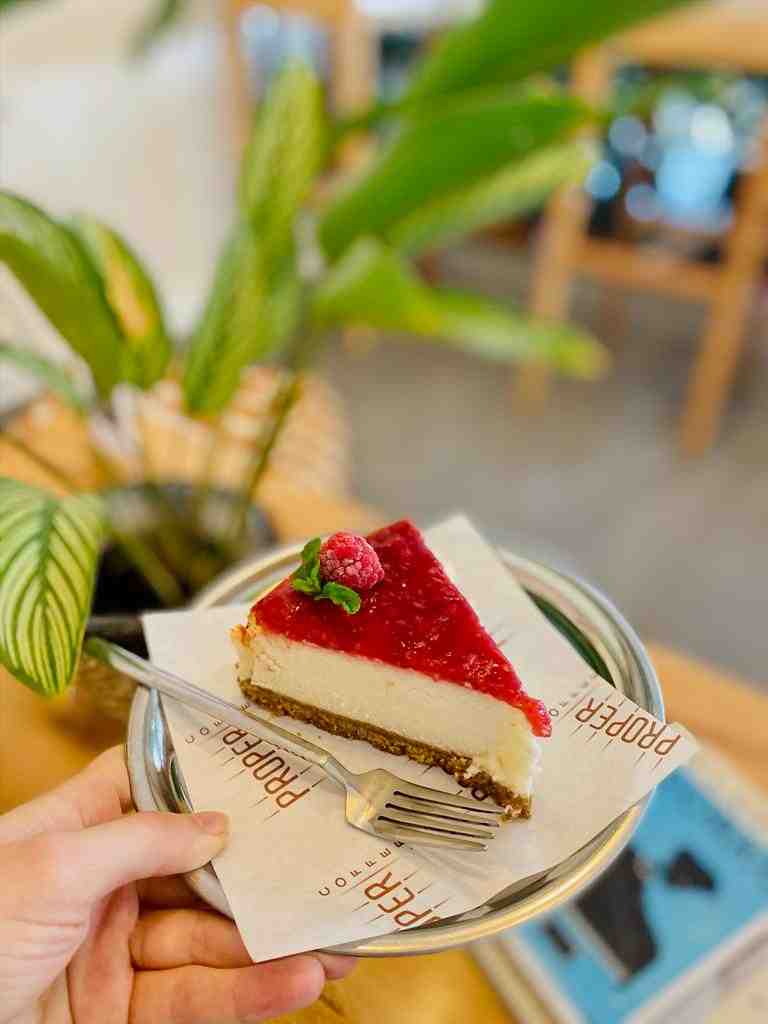 Frambuazlı Cheesecake<br>