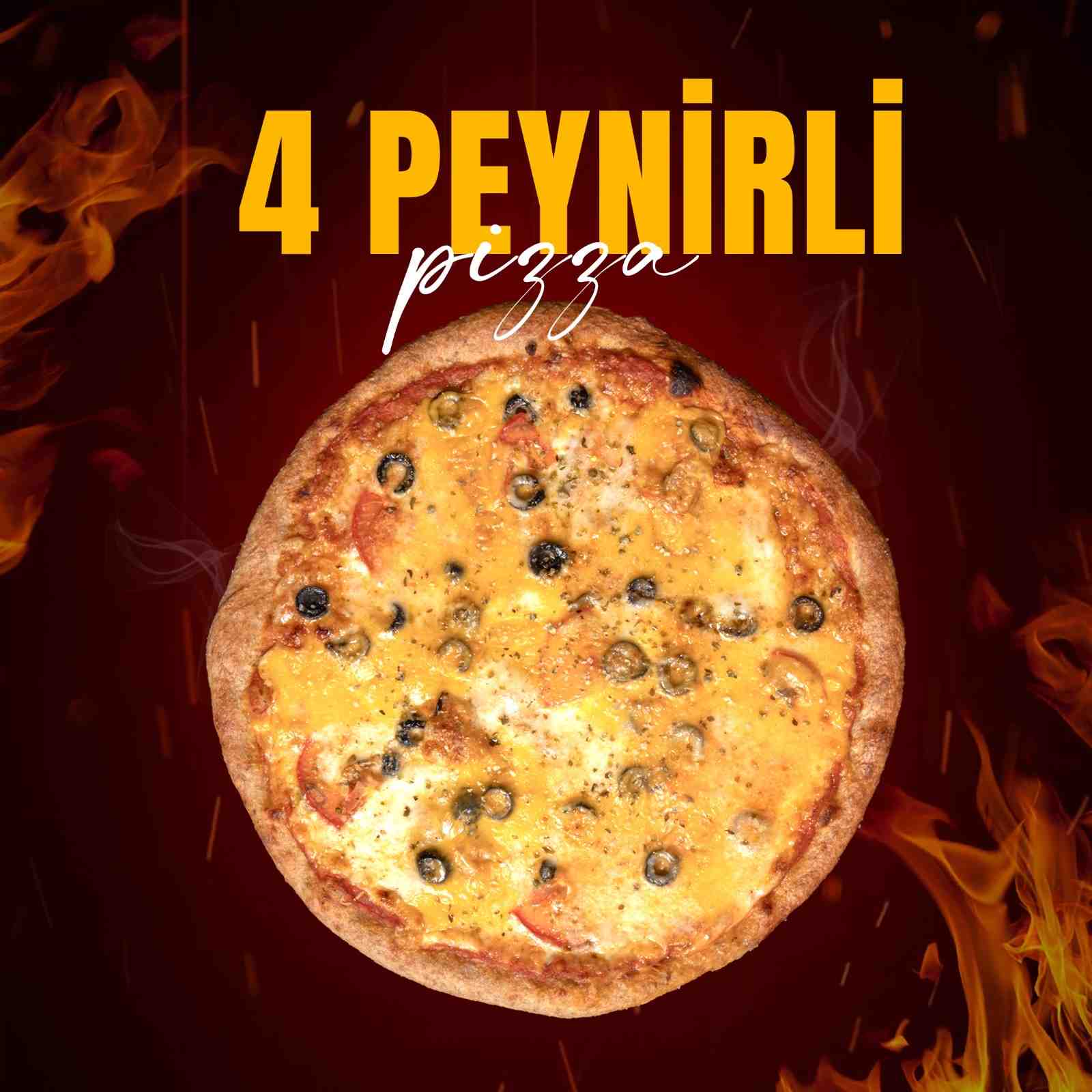 4 PEYNİRLİ PİZZA