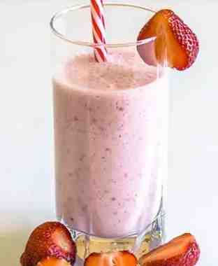 Çilekli Milkshake