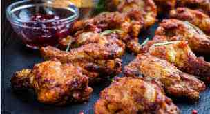 Chicken wings,&nbsp; &nbsp;potato, fries, rice pilaf&nbsp;&nbsp;