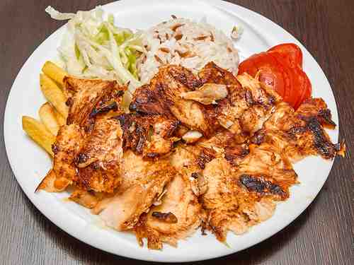 <font><font><font style="vertical-align: inherit;"><font style="vertical-align: inherit;">Tavuk döner porsiyon</font></font></font></font>
